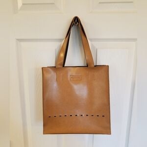 Mondani New York Tan Tote Shoulder Bag with Wallet